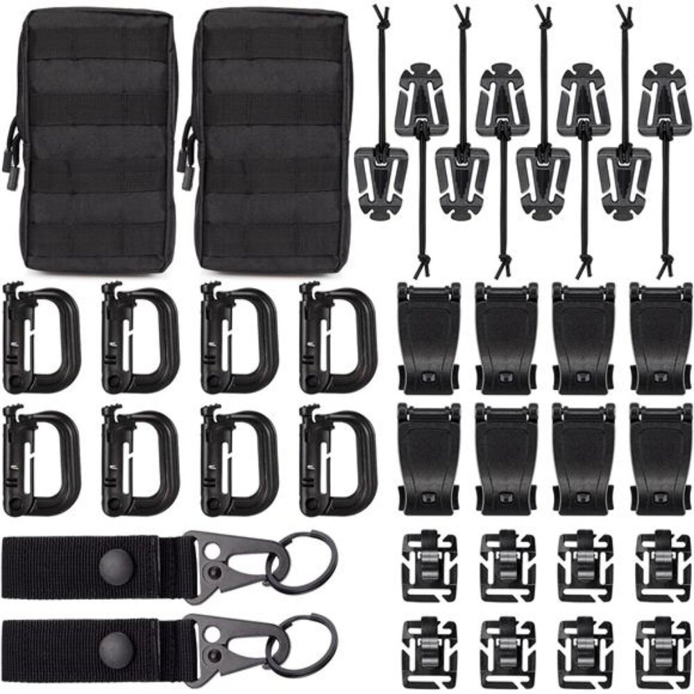 36pcs Attachments For Tactical Backpack Vest Belt… - image 1
